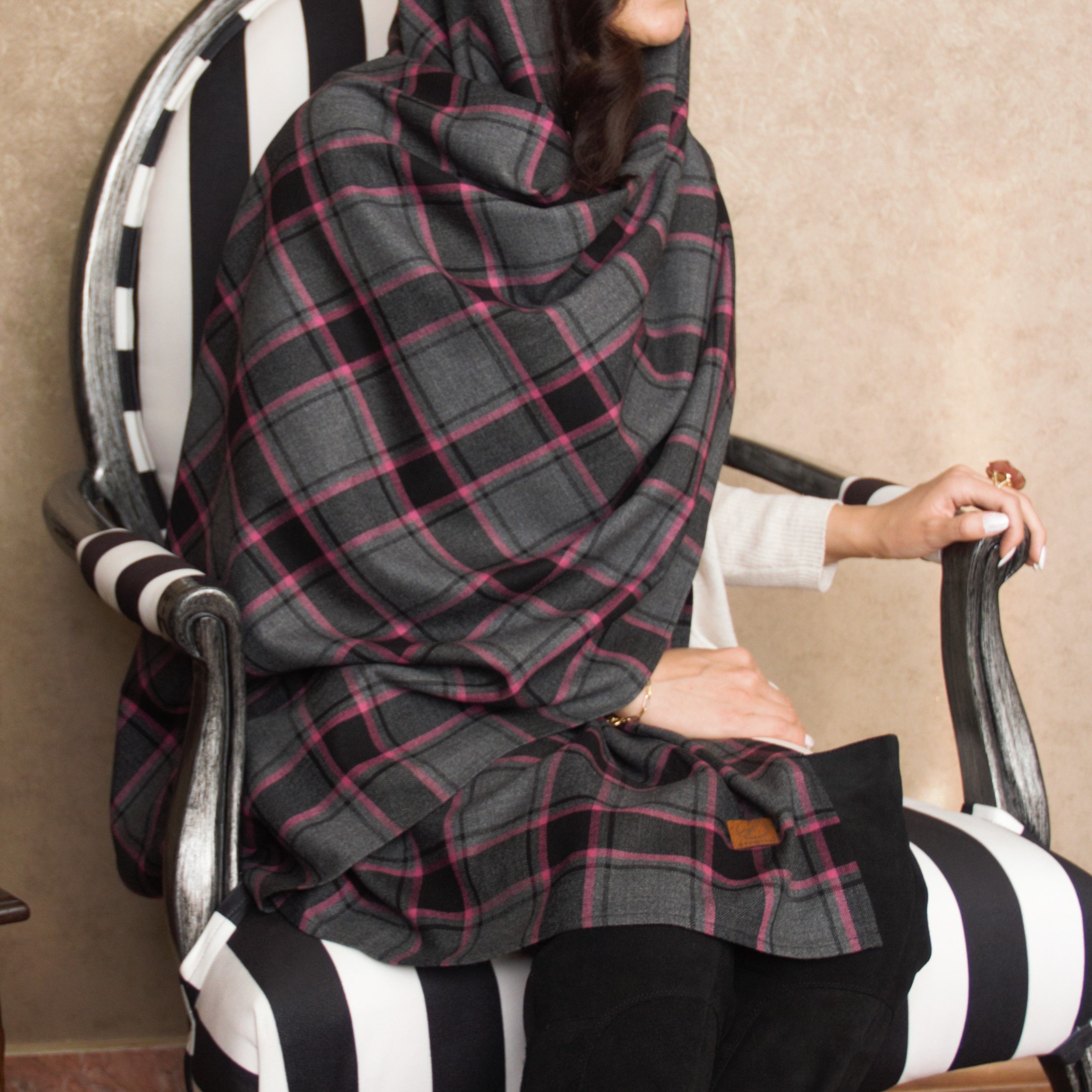 شال کشمیر کره ای مزونی درجه یک