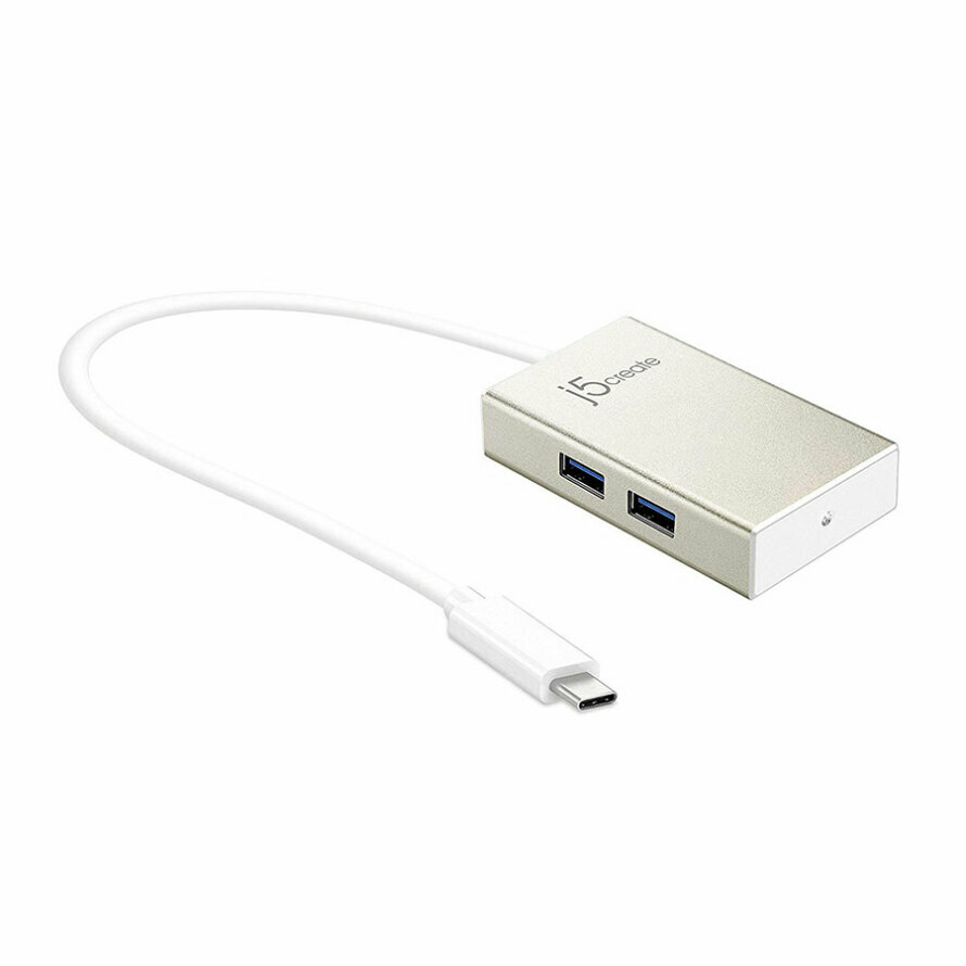 مبدل USB Type-C به USB 3.0 4Port جی5 کریت JCH343