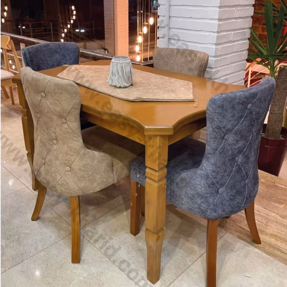 میز ناهارخوری 4 نفره مدل لمسه