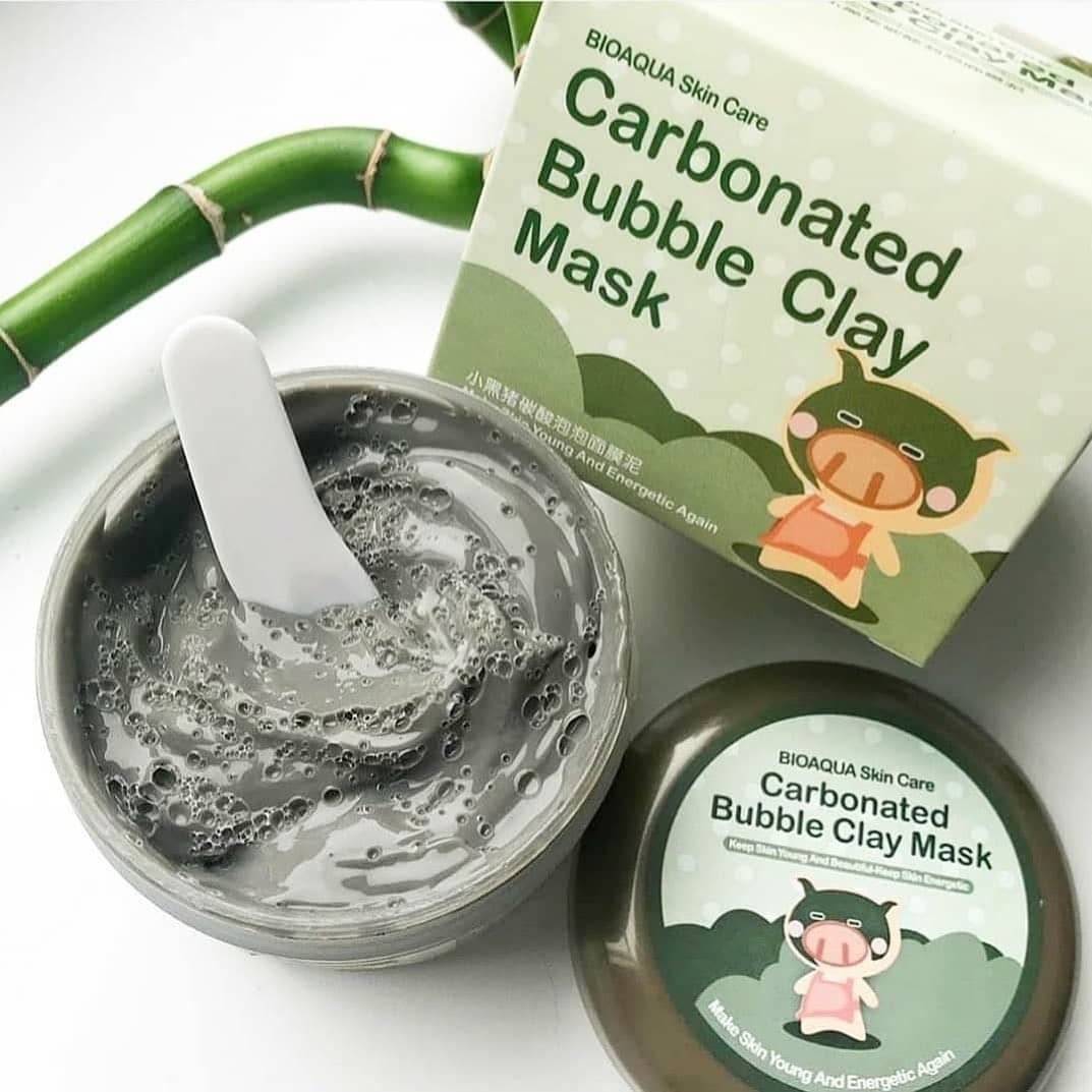 ماسک حبابی کربن پاکسازی عمیق و آبرسان بیوآکوا