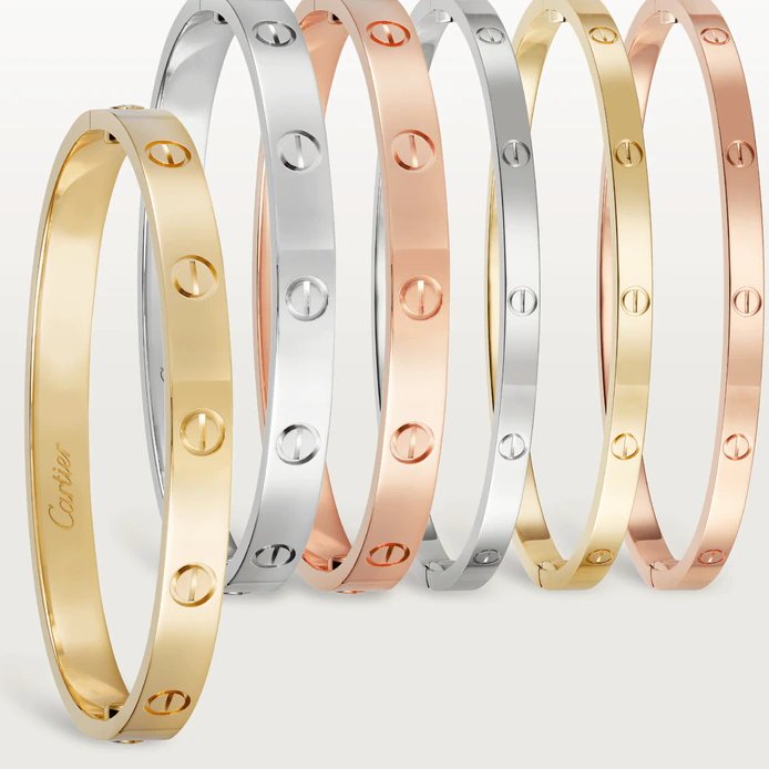 دستبند کارتیر خوش شانسی ولنتاین 