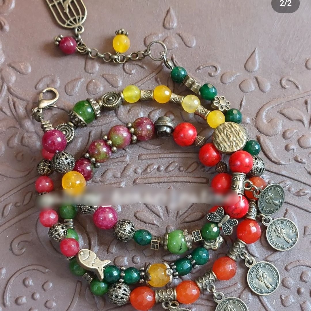 دستبند سنگ عقیق 