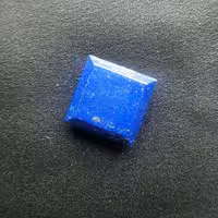 نگین لاجورد دو طرف پولیش دو طرف تراش جواهری پیریت طلایی