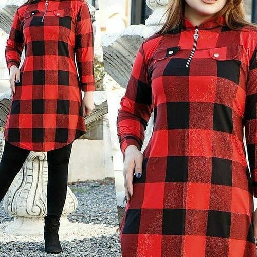 تونیک چهارخونه