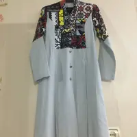 مانتو دخترانه طرح کاشی سنتی تخفیف روز کودک