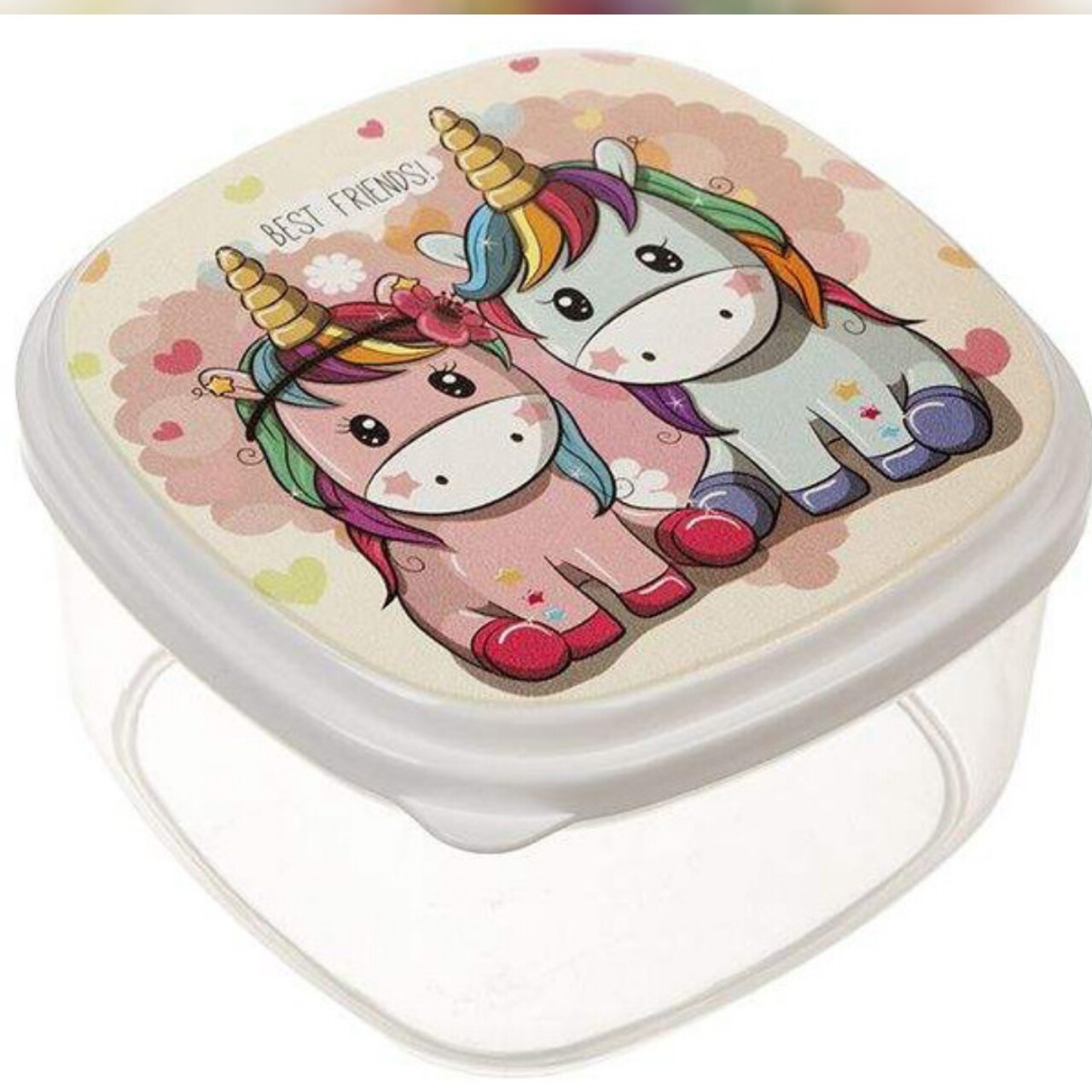 ظرف نگهدارنده زیبا مدل اسب تک شاخ مجموعه 4 عددی

