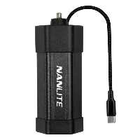 باتری گریپ نانلایت Nanlite NP-F550 Battery Grip With USB-C Cable for PavoTube II 6C and LitoLite 5C