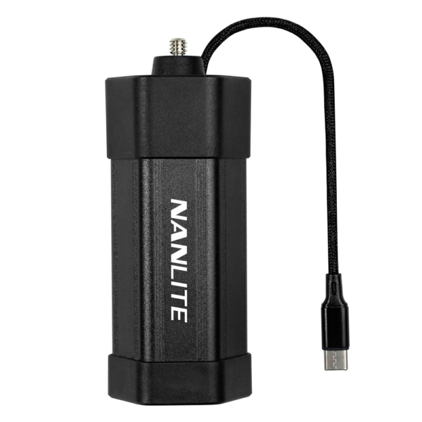 باتری گریپ نانلایت Nanlite NP-F550 Battery Grip With USB-C Cable for PavoTube II 6C and LitoLite 5C