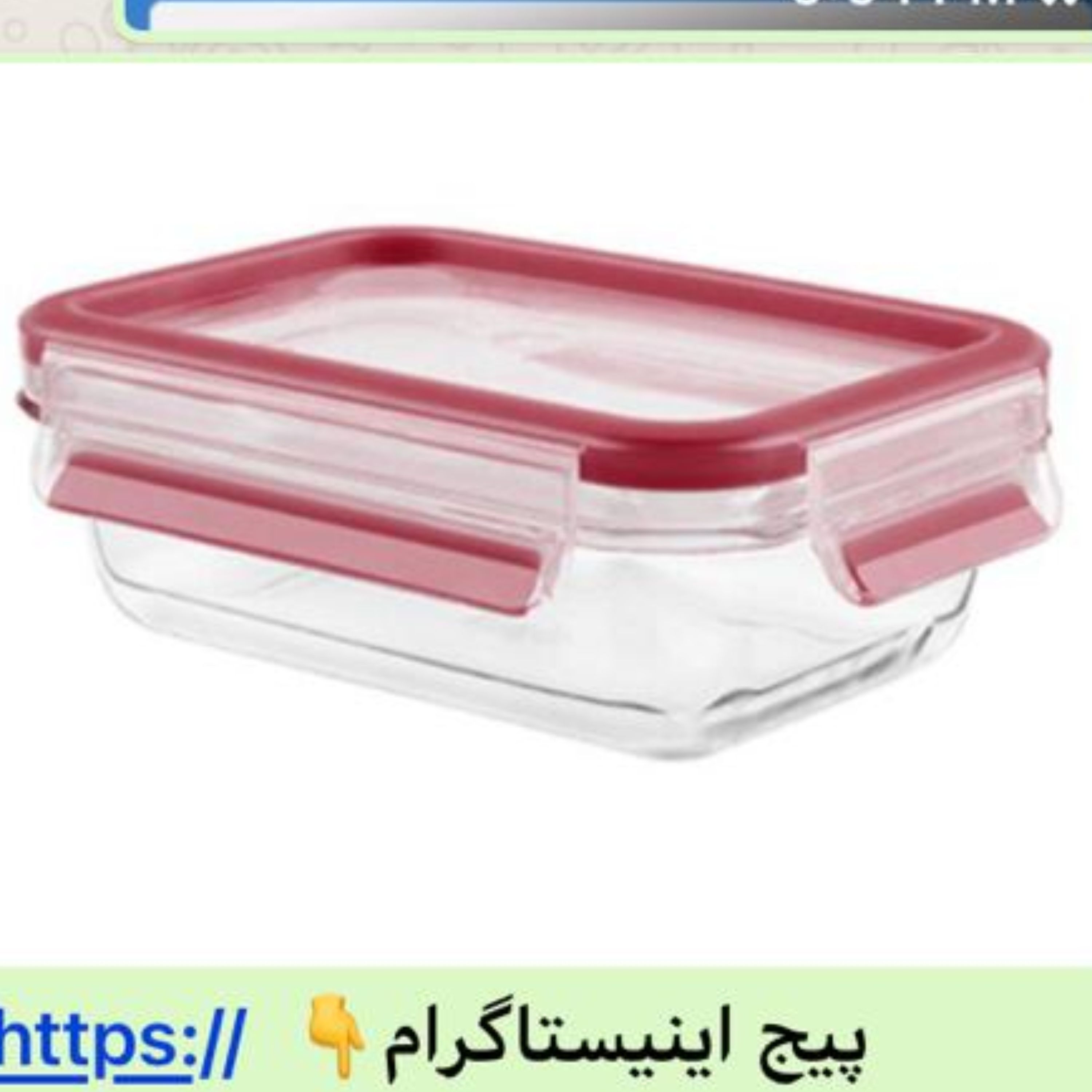 ظرف نگهدارنده شیشه ای 2 لیتری تفال