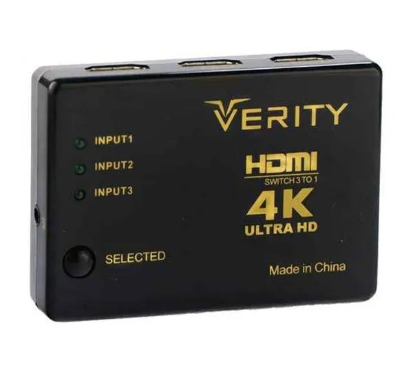 سوئیچ 3 به 1 HDMI وریتی مدل H403 کنترل دار