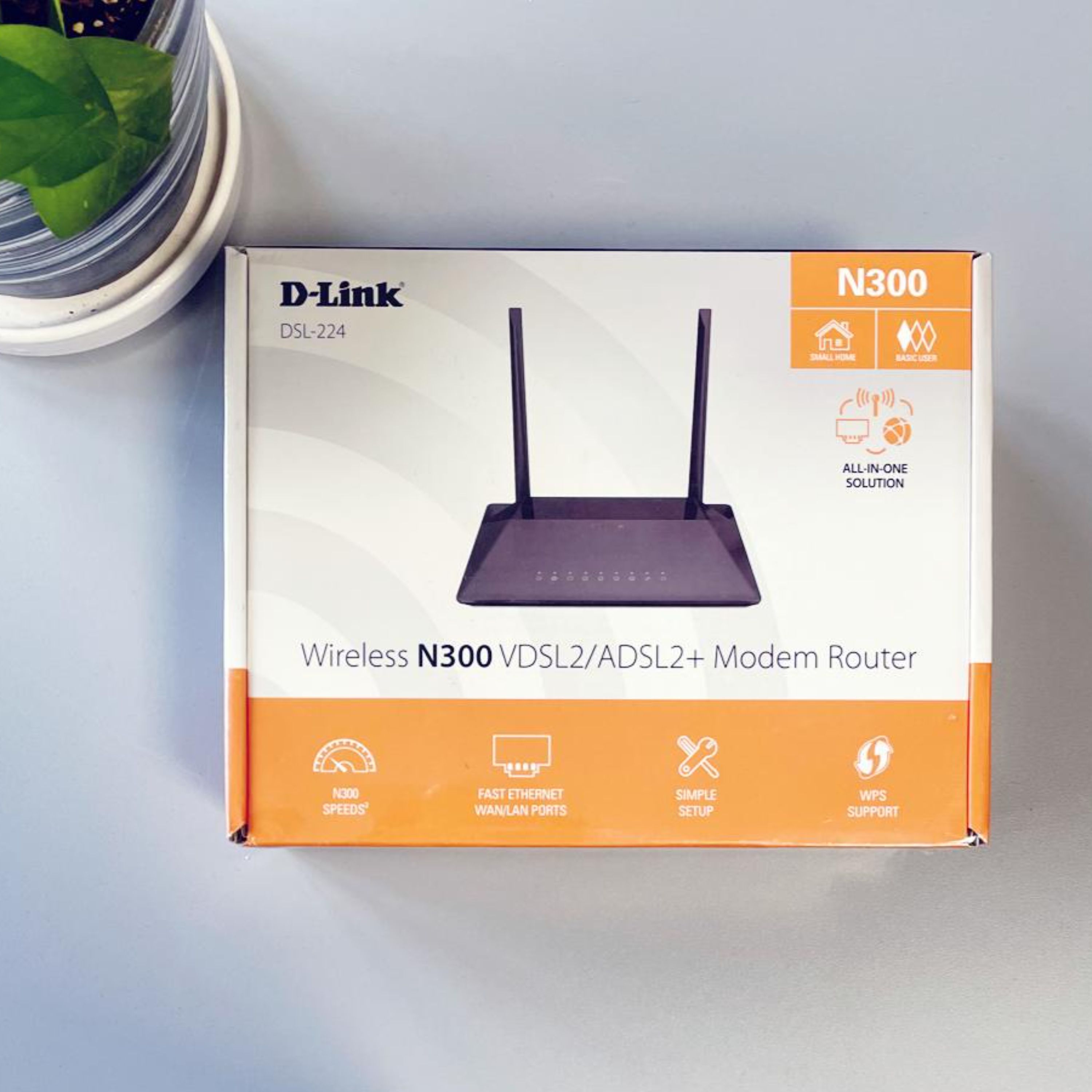 مودم روتر بی سیم دی لینک مدل DSL-224