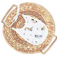 پیش بند نوزاد طرح حیوانات بیبی فورلایف Baby4life