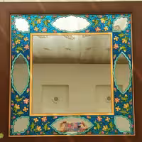 آینه ویترای با طرح تذهیب ،بسیار زیبا و جنس عالی،استفاده برای دکور منازل و...