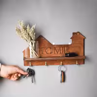 جاکلیدی چوبی طاقچه دار 