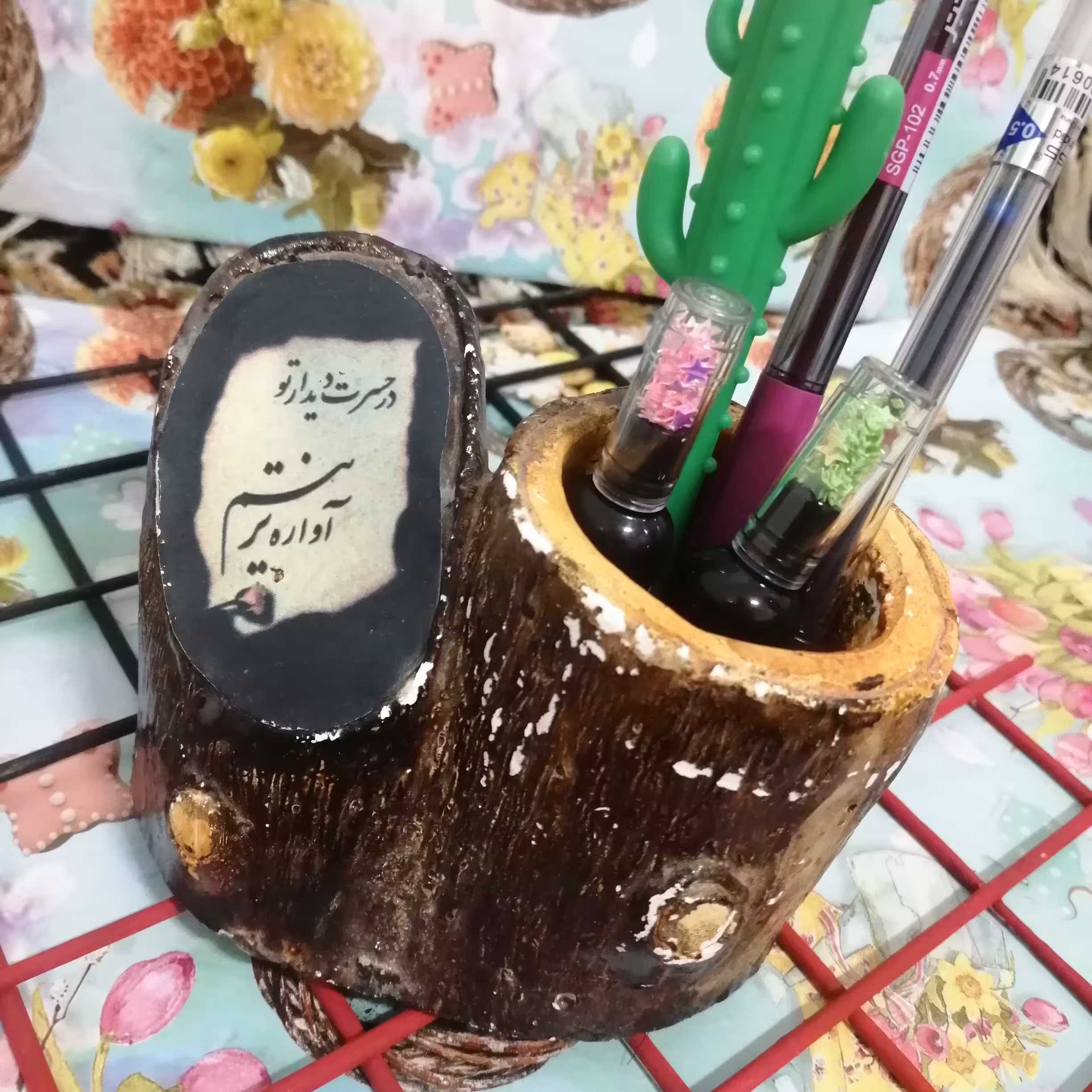 جا قلمی چوبی 