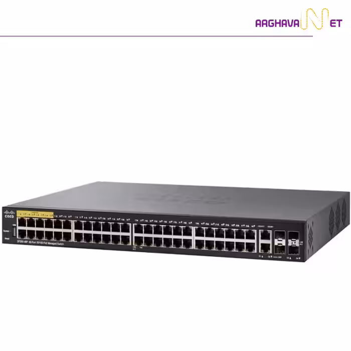 سوئیچ 48 پورت سیسکو مدل SF350-48 | شبکه ارغوان 021-41902