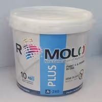 رنگ آکریلیک نیمه براق 10 کیلویی رومولو  A-240تحت لیسانس ایتالیا 
