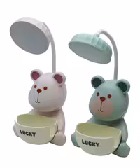 چراغ مطالعه فانتزی شارژی خرسی تراشدار