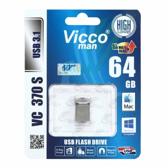 فلش مموری ویکومن مدل VC370 S USB3.1 ظرفیت 64 گیگابایت