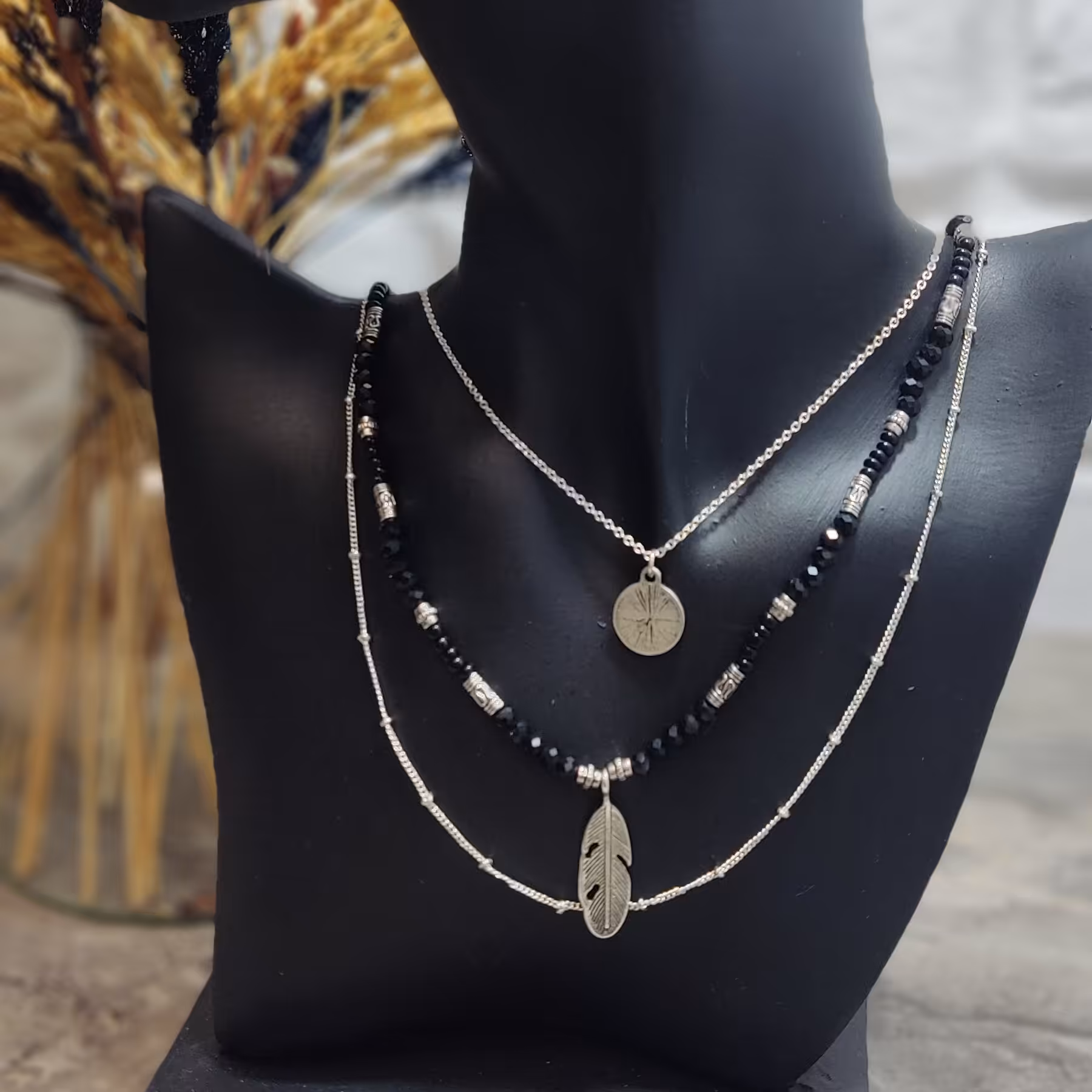 گردنبند برگ 