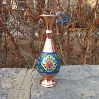 گلدان صراحی 25 مس و پرداز