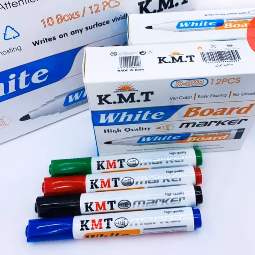 ماژیک وایت برد KMTدر چهار رنگ