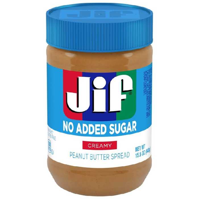 کره بادام زمینی بدون شکر جیف مقدار 454 گرم