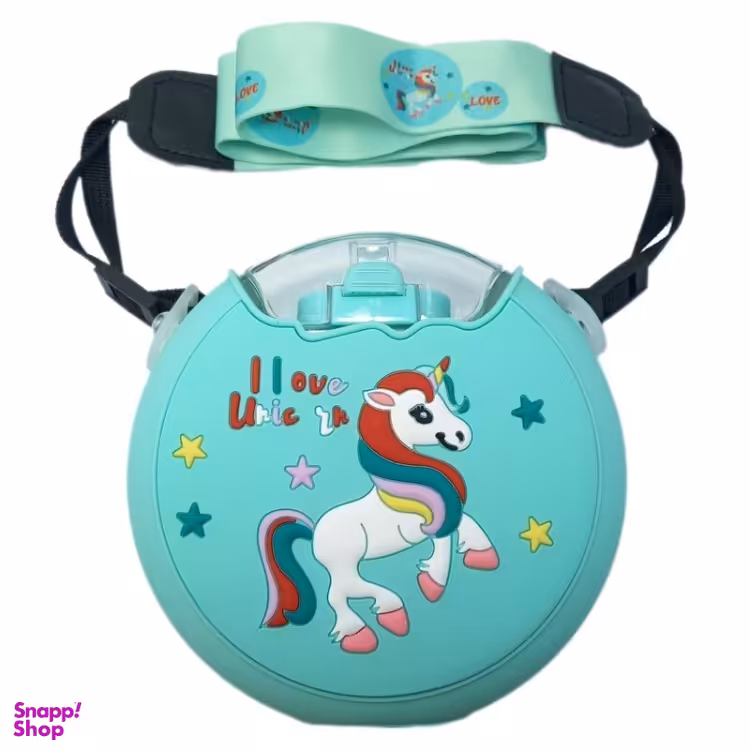 قمقمه طرح دونات مدل اسب تک شاخ گنجایش 0.38 لیتر