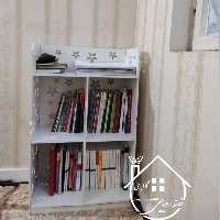 استند کتابخانه سه طبقه طرح گل