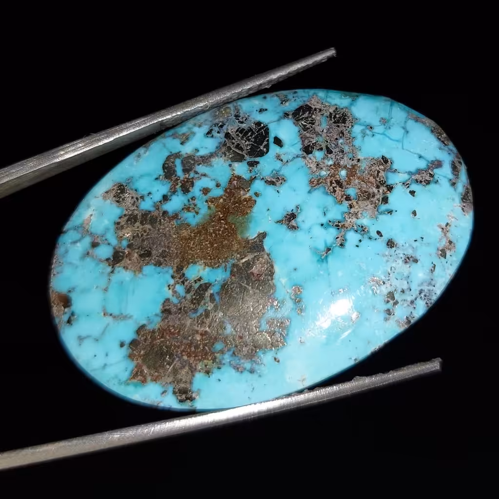 فیروزه سبزآبی درشت اصیل نیشابوری کد 1110 F