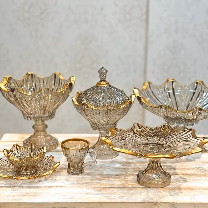 سرویس پذیرایی 25 پارچه لب طلای الیزه