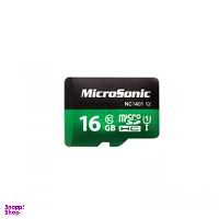 کارت حافظه microSDXC میکروسونیک مدل HC کلاس 10 استاندارد UHS-I U1 سرعت 90MBps ظرفیت 16 گیگابایت