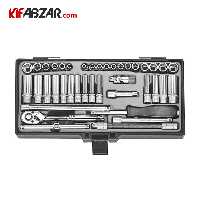 جعبه بکس 1/4 اینچ 40 پارچه فورس مدل 2402