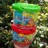 خمیر بازی سطلی 10 رنگ آریا همرا با CD آموزشی 