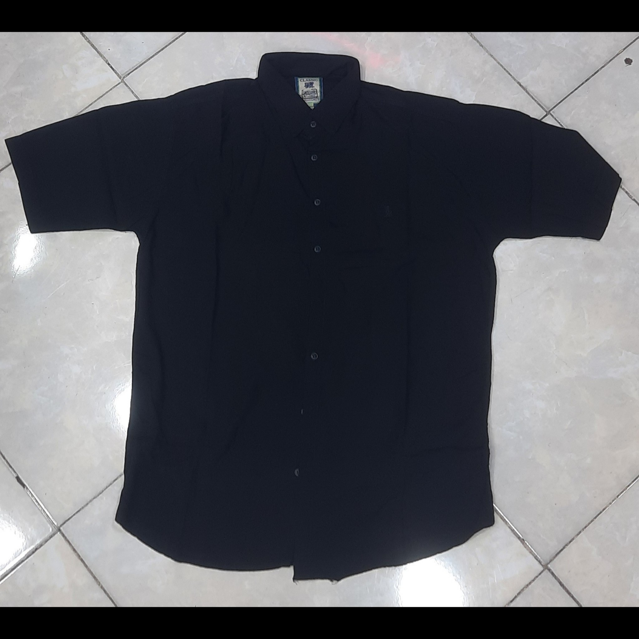 پیراهن مشکی جنس بسیار خنک و سبک سایز بزرگ سایزبندی از 3xl تا 6xl