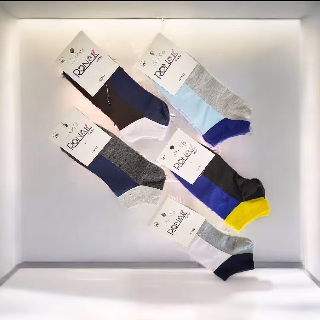 جوراب اسپرت زنانه و مردانه کیفیت درجه یک و نخ پنبه