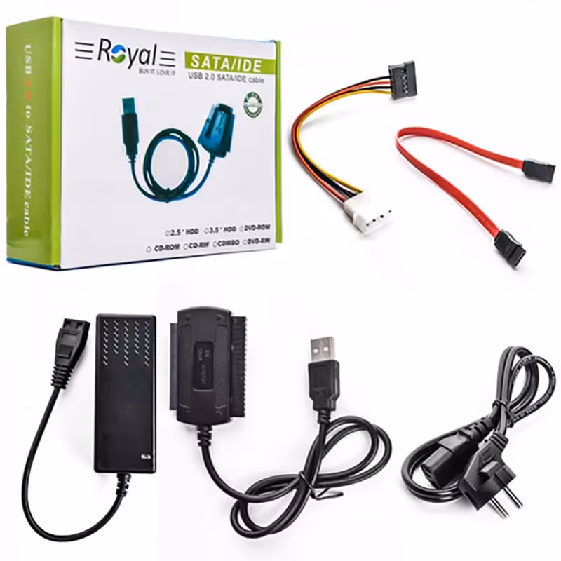 باکس تبدیل USB2 To IDE & SATA رویال Royal