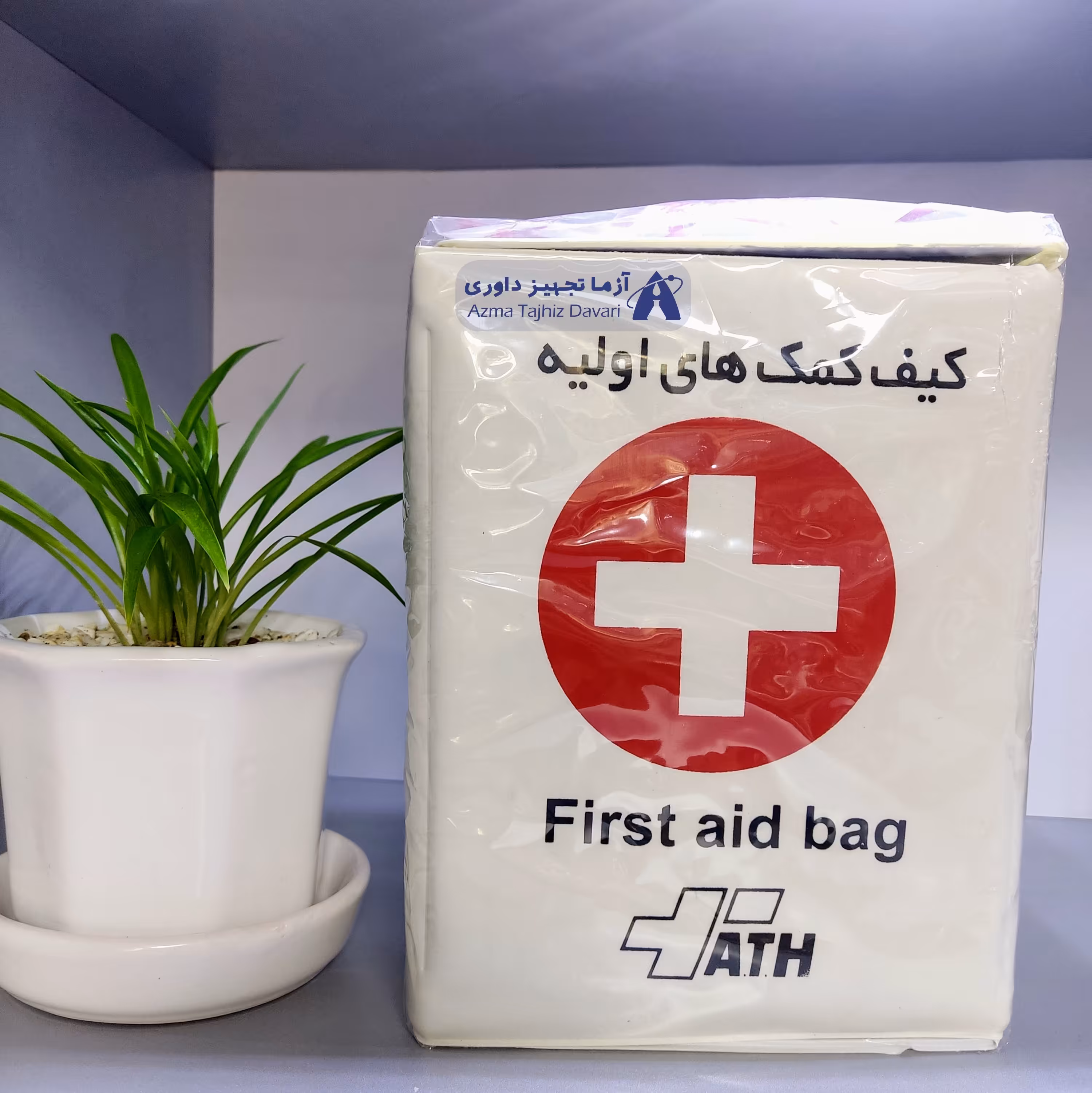 جعبه کمک های اولیه فومی کوچک دیواری بدون تجهیز