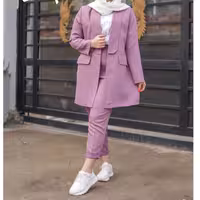 کت و شلوار یقه آرشال آیسو با رنگهای خاص