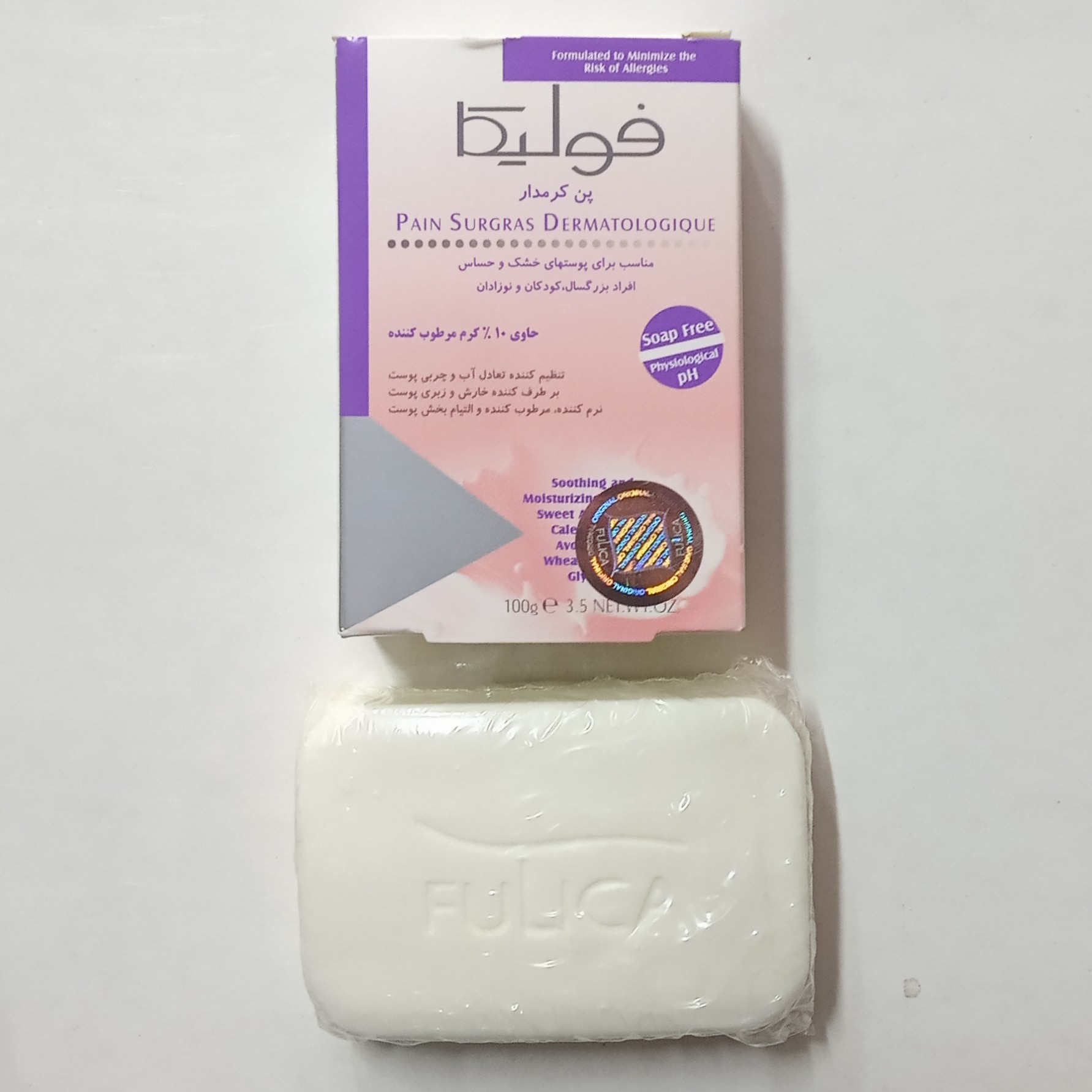 پن کرمدار فولیکا مناسب پوستهای خشک و حساس (همیشه گل با آی گل) پن شستشوی فولیکا