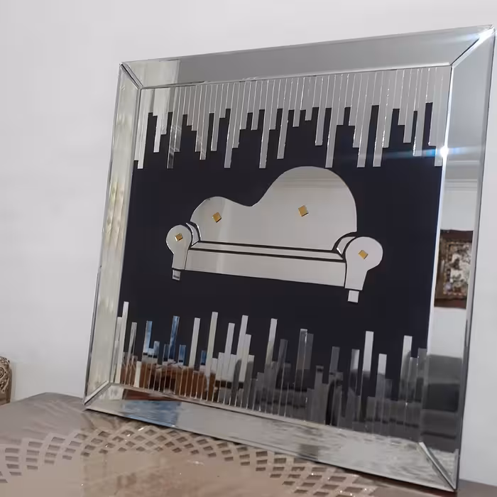 لوگو  فروشگاه مبل تابلوی آینه کاری (پس کرایه)