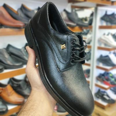 کفش مردانه بندی پشت چرم