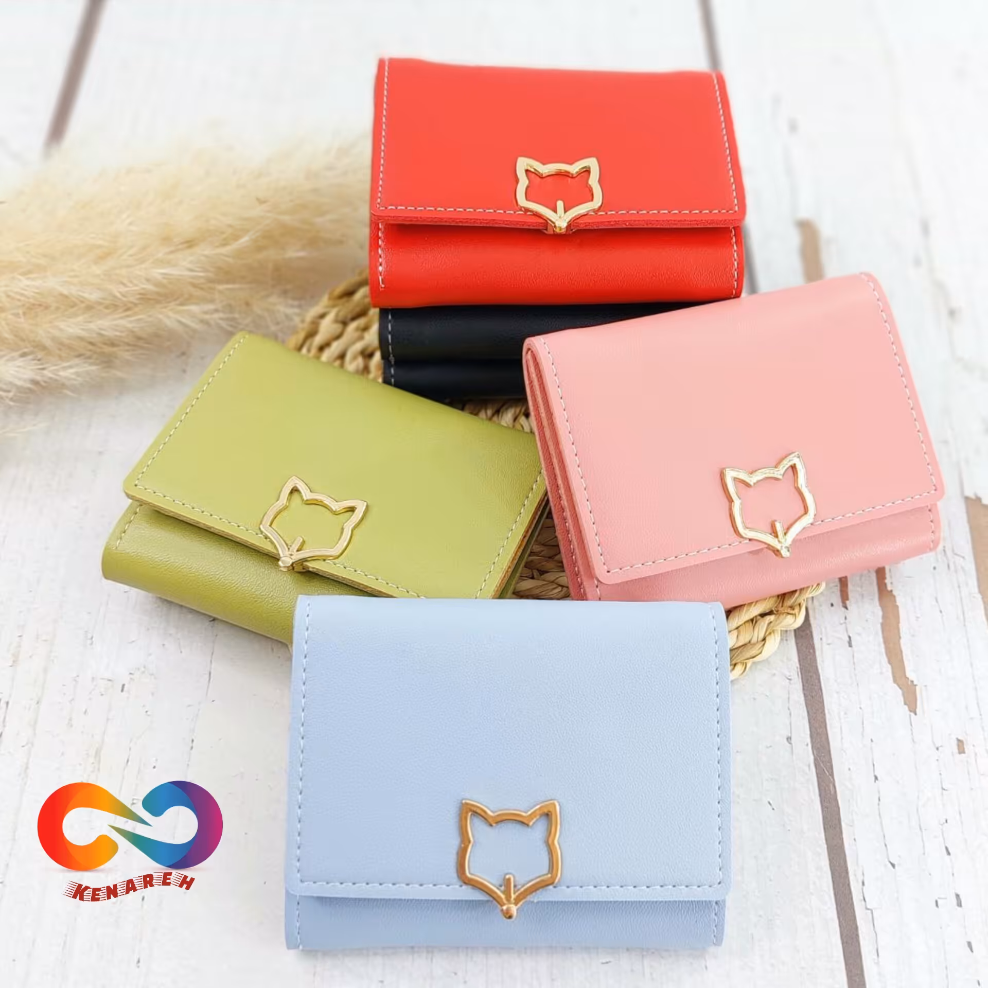 کیف پول روباهی در سه رنگ زیبا و جذاب 