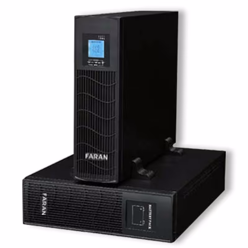 یو پی اس فاران مدل ویگور آر تی 10KVA/9000W به همراه باتری