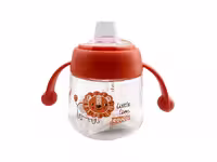 لیوان آبمیوه خوری سوپاپ دار آنتی کولیک 180 میلی لیتر رووکو Rovco