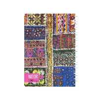 دفتر خطی سیمی 100 برگ جلد pp طرح دار نور