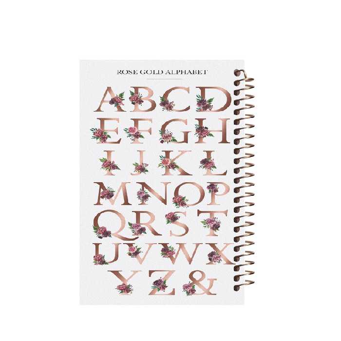 دفتر لغت مشایخ طرح حروف انگلیسی کد 9031