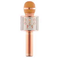 میکروفون اسپیکر مدل WS-858 رنگ رزگلد