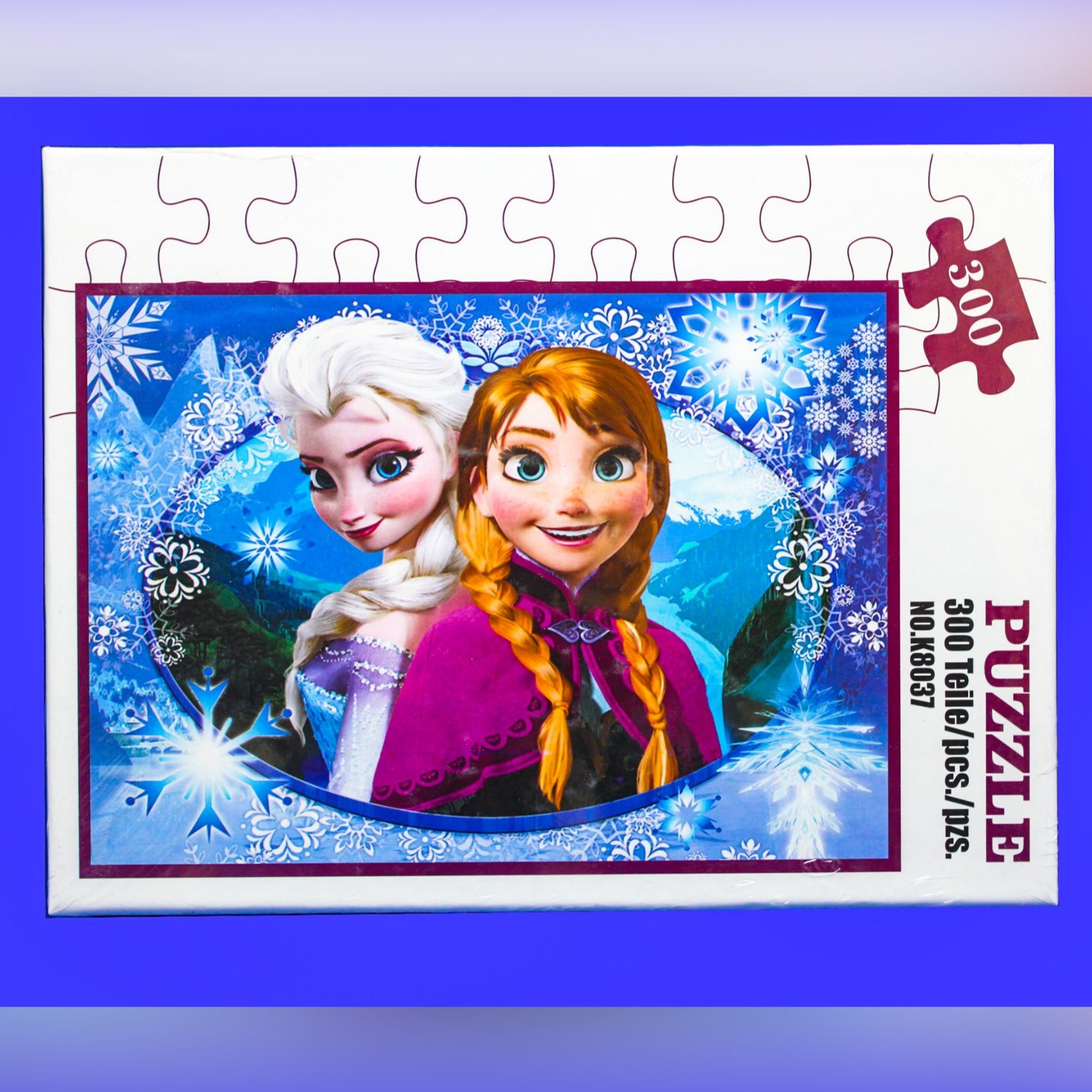 پازل ساختنی 300 قطعه کینگ طرح فروزن