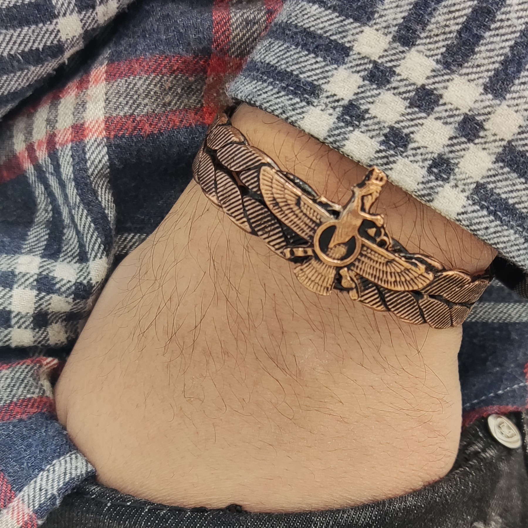 دستبند مسی فروهر نانو شده